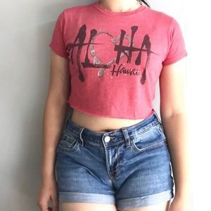 Hawaiian crop top 3/$20